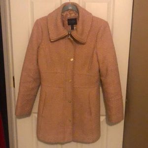 Jessica Simpson Pink Tweed Coat